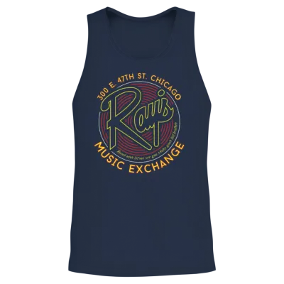 Ray’s Music Exchange Unisex Tank Top - Navy
