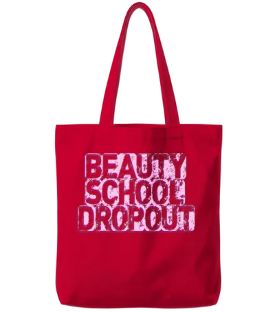 Beauty School Dropout Pink Girls Tote Bags - Red