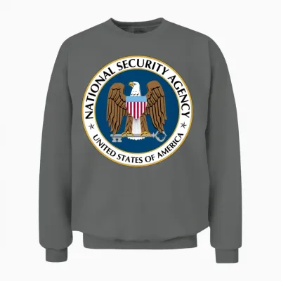 National Security Agency Logo Unisex Sweatshirt - Graphite Heather