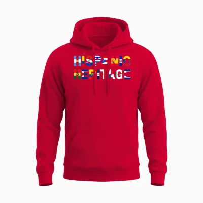 Hispanic Heritage Unisex Hoodie - Red