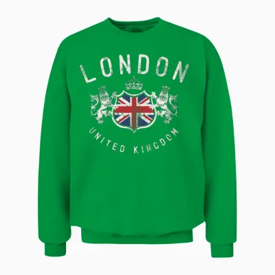 London Great Britain Unisex Sweatshirt - Irish Green