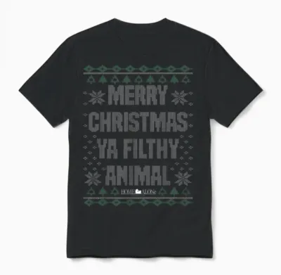Home Alone Merry Christmas Ya Filthy Animal Ugly Unisex T-Shirt - Black