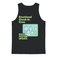 Fitness and Mental Health — Gym & Lifting Gift Unisex Tank Top - Black – 1