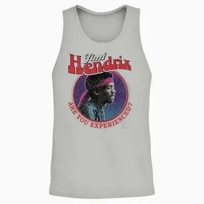 Offizielles Jimi Hendrix Are You Experienced Retro Rock Langarmshirt Unisex Tank Top - Ash
