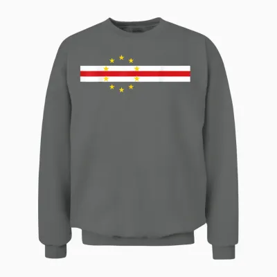 Cape Verde Flag Cabo Green Praia Unisex Sweatshirt - Graphite Heather