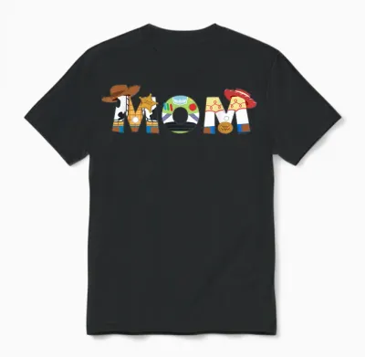 Disney and Pixar’s Toy Story Mom Mother’s Day Birthday Unisex T-Shirt - Black