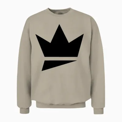 Crown Logo Unisex Sweatshirt - Sand