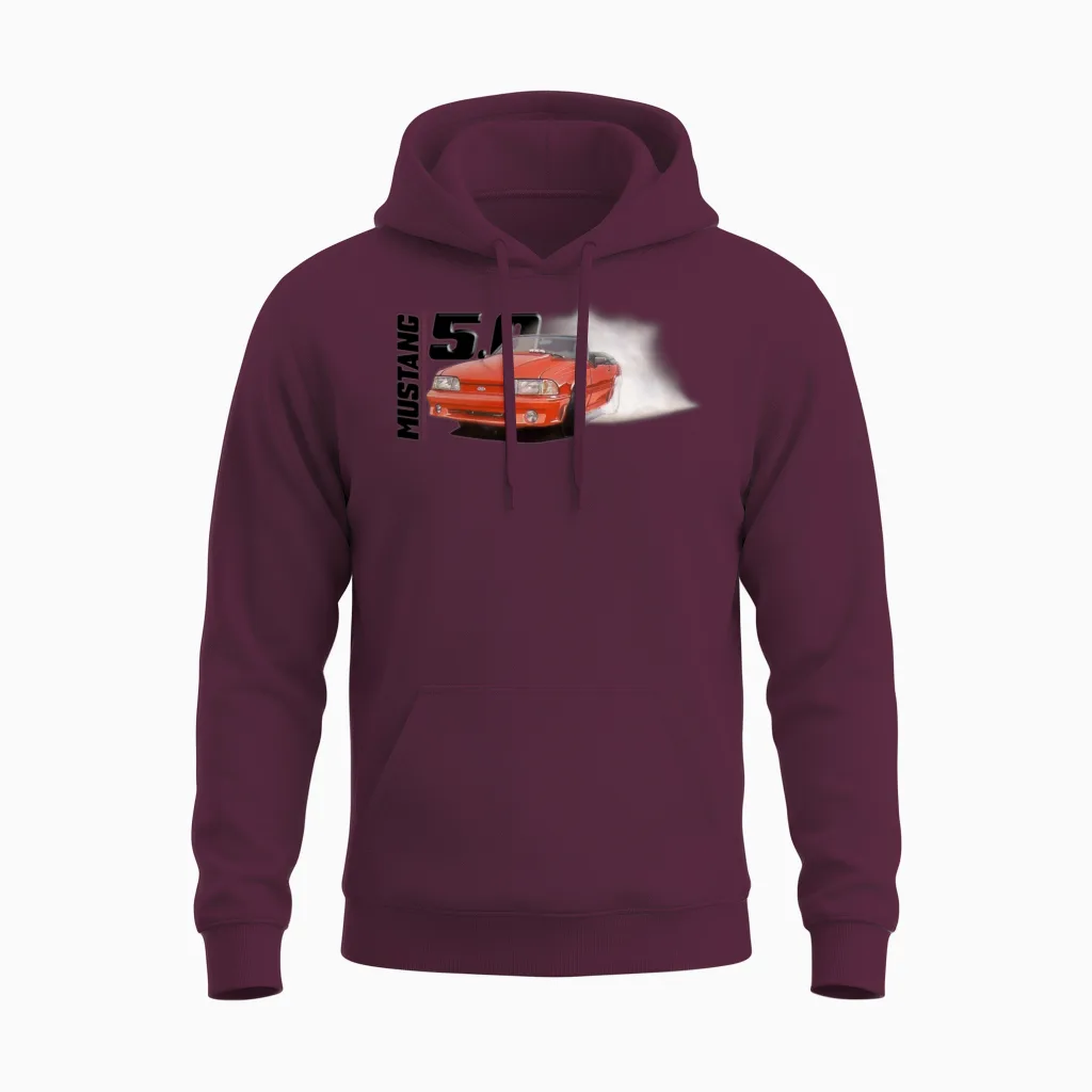 1991 Mustang 5.0 Unisex Hoodie - Maroon
