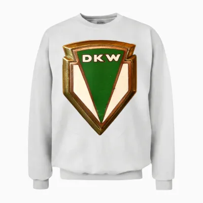 Dkw Deutscher Auto Union Mfg Autohersteller Retro Vintage Logo Unisex Sweatshirt - White