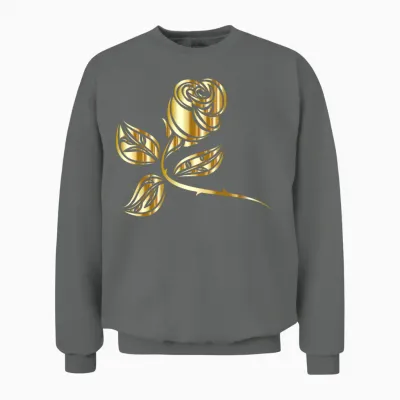 Gold Rose Unisex Sweatshirt - Graphite Heather