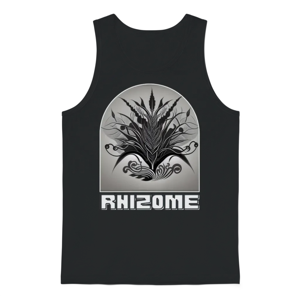 Flower Power โ Floral & Botanical Unisex Tank Top - Black