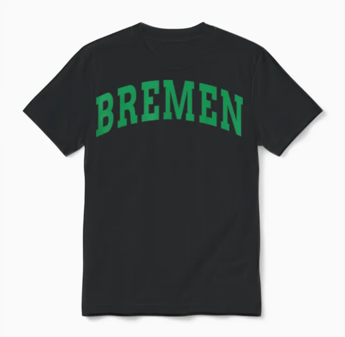Bremen Tshirt Ultras Männer Frauen Norden Bremer Trikot Unisex T-Shirt in Black