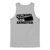 Culinary Gangster — Chefs & Cooks Gift Unisex Tank Top - Ash – 1