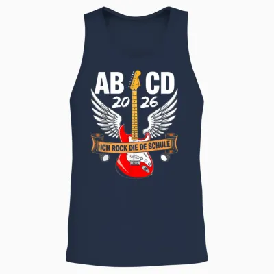Schule Einschulung Schulkind 2026 Jungen Schultüte Junge Unisex Tank Top - Navy