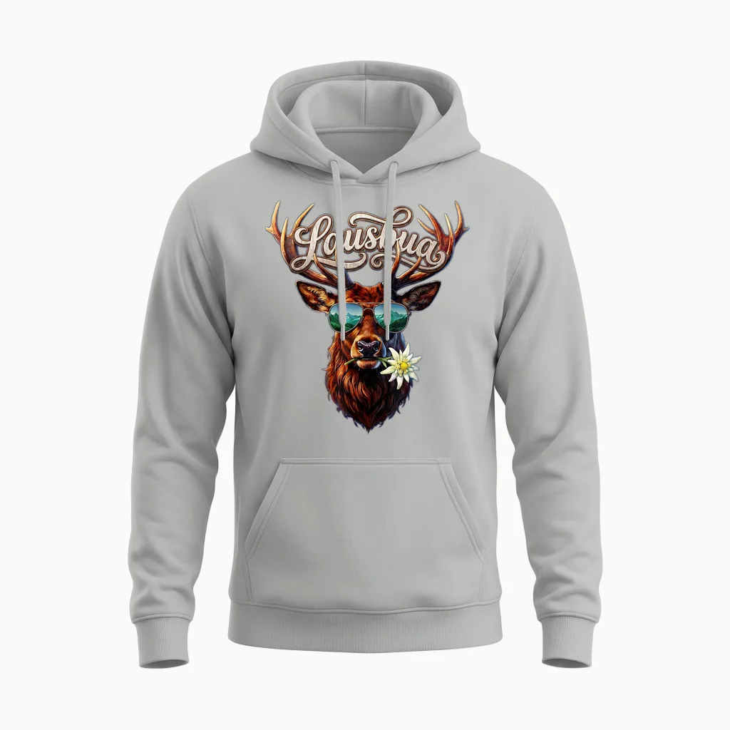 Lausbua T-Shirt Kinder Trachtenshirt Herren Jungen Trachten Unisex Hoodie in Ash
