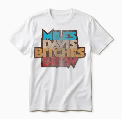 Miles Davis Bitches Brew Im Stress Unisex T-Shirt - White