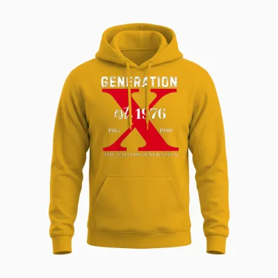 Gen X 1976 "bevor Du Geboren Wurdest, Was Sissie Skull Unisex Hoodie - Gold