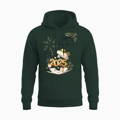 New Year Unisex Hoodie - Forest