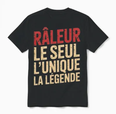 Raleur Men's Funny Long Sleeve Funny Gift Idea Unisex T-Shirt - Black