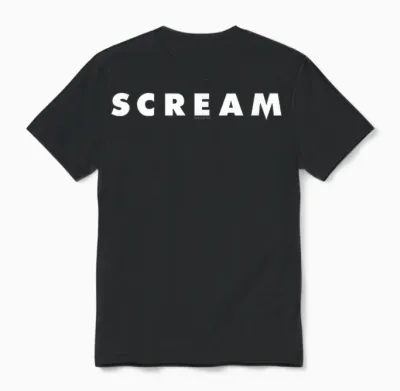 Scream - Logo Unisex T-Shirt - Black