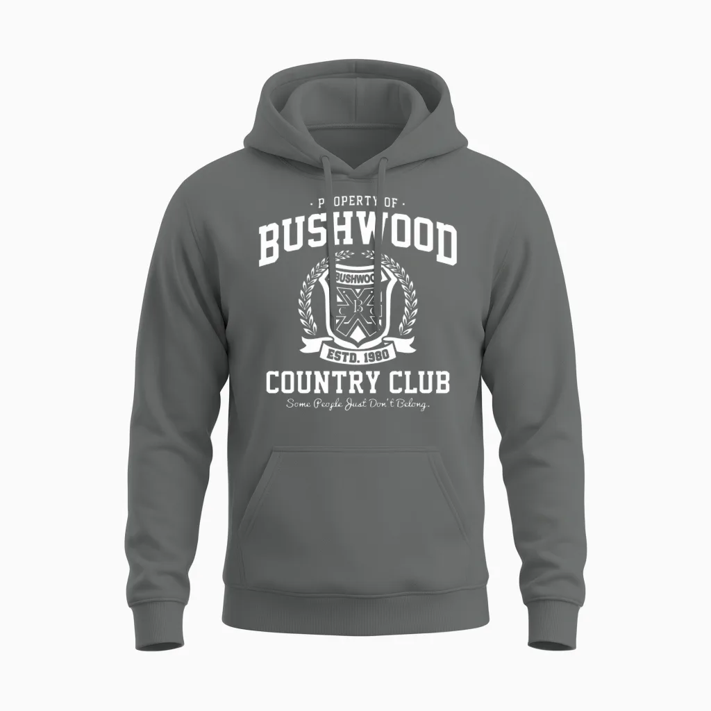 Bushwood Country Club Farm & Unisex Hoodie in Graphite Heather