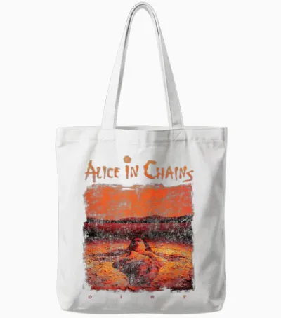 Alice in Chains - Dirt Tote Bags - White