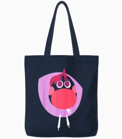 Disney and Pixar’s Inside Out 2 Embarrassment Big Face Tote Bags - Navy