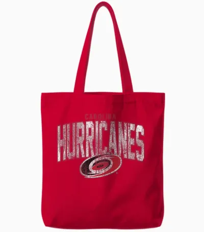 Carolina Hurricanes Nhl-Hockey Mit Vintage-Logo Tote Bags - Red