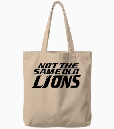 Not the Same Old Lions Tote Bags - Natural
