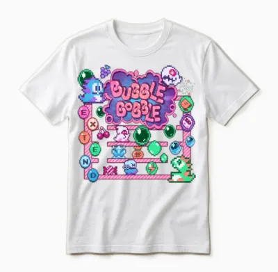 Bobble Bubble Unisex T-Shirt - White