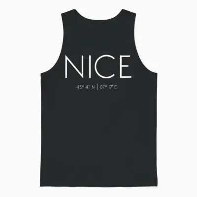 Nice, France, Alpes-Côte D'azur, French Riviera, Europe T-Shirt, Black, S Unisex Tank Top - Black