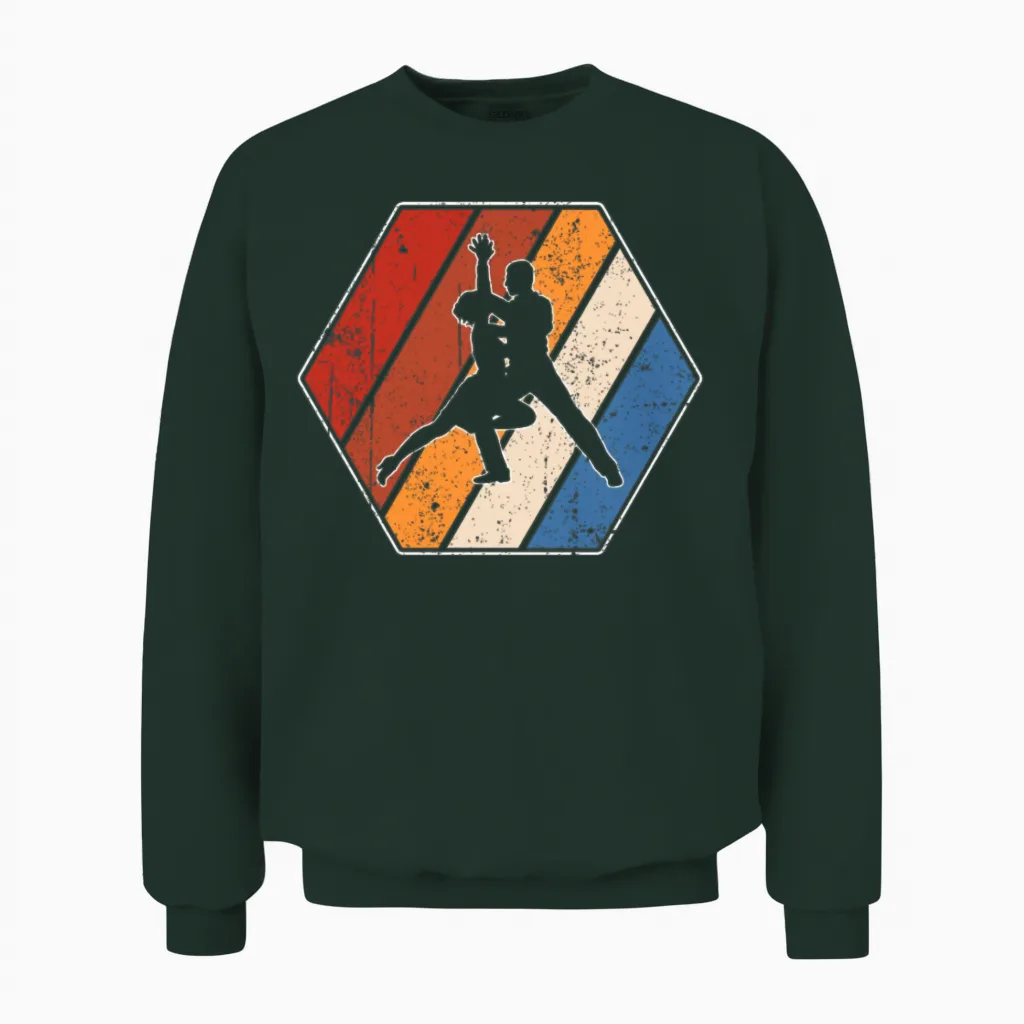Dance Retro Unisex Sweatshirt in Forest