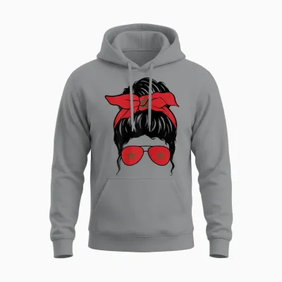Morocco Girl Morocco Flag Moroccan Proud Moroccan Woman Morocco Unisex Hoodie - Sport Grey