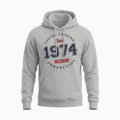 Living Legend 1974 Perfection Unisex Hoodie - Ash