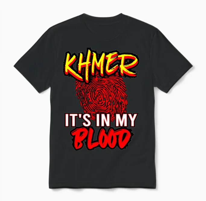 Khmer Cambodian Cambodia Unisex T-Shirt in Black