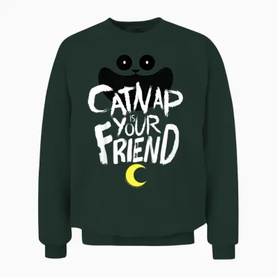 Child Poppy Playtime Catnap Is Your Friend For Unisex Sweatshirt - Forest
