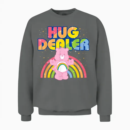 Care Bears Hug Dealer Bear Unisex Sweatshirt - Graphite Heather