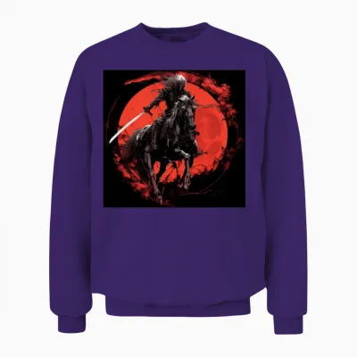 Skeleton Horse Human Skeleton Horse Ridingsword 11 Unisex Sweatshirt - Purple