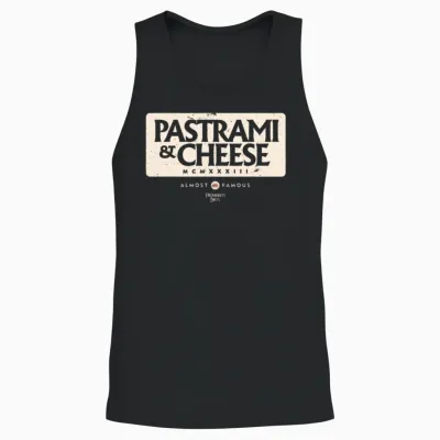 Pastrami & Cheese Unisex Tank Top - Black
