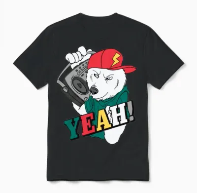 Funny Children 43 Unisex T-Shirt - Black