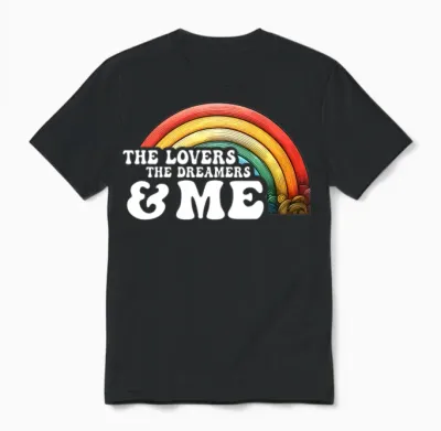Rainbow Connection-The Lovers the Dreamers and Me Unisex T-Shirt - Black