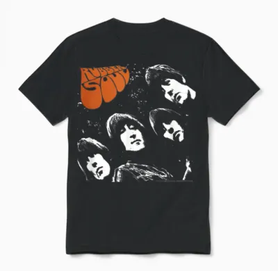 The Beatles - Rubber Sole T-Shirt, Black Unisex T-Shirt - Black