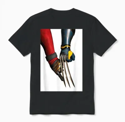 Marvel Studios Deadpool & Wolverine Claw Touch Unisex T-Shirt - Black