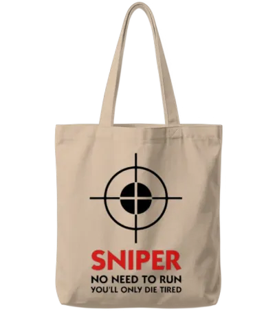 Sniper - Sniper No Need to Run Tote Bags - Natural