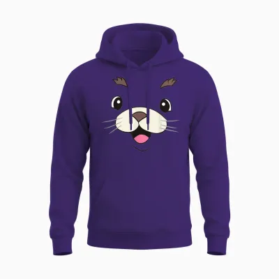 Lustiges Robbe Kostüm Lazy Halloween Kostüm Süße Robbe Unisex Hoodie - Purple