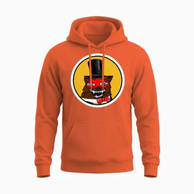 Bear Meme Token Unisex Hoodie - Orange