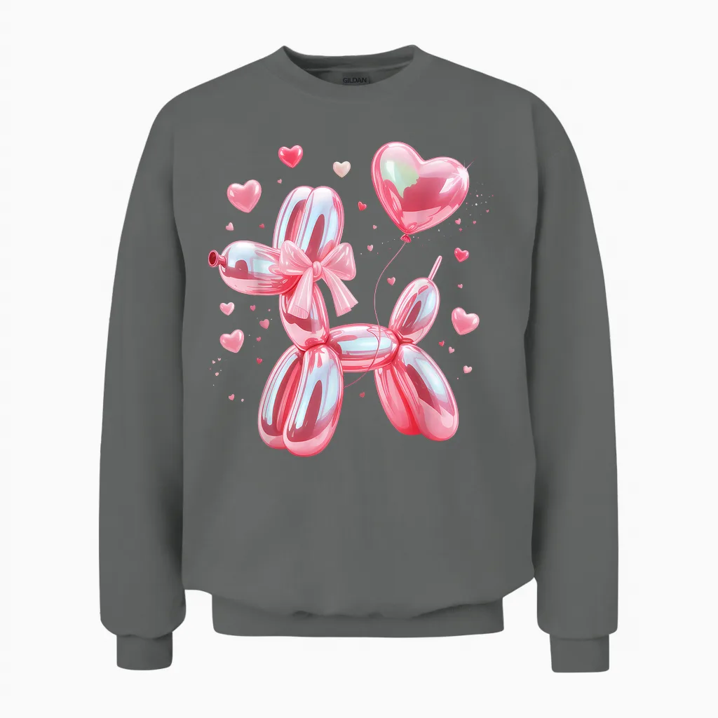 Ballon D'artiste En Forme De Chien Unisex Sweatshirt in Graphite Heather