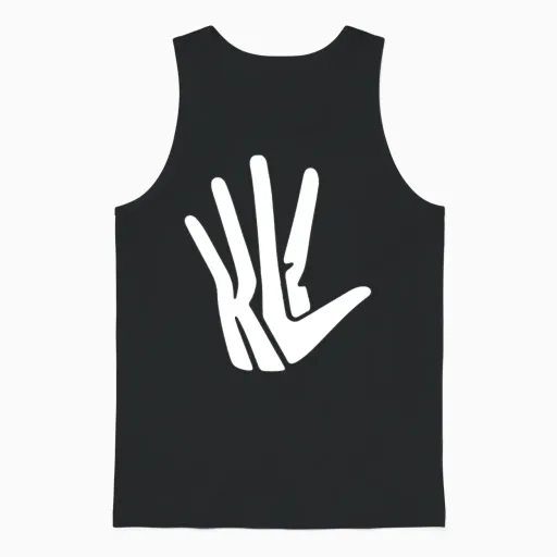 Custom Unisex Tank Top in Black