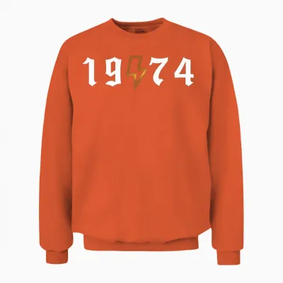 50th Birthday Shirt Gift for 50th Birthday Unisex Sweatshirt - Orange