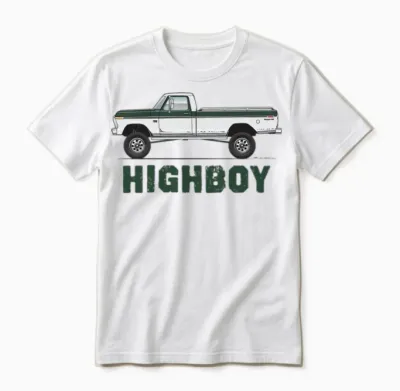 Higboy Mallard Green Unisex T-Shirt - White